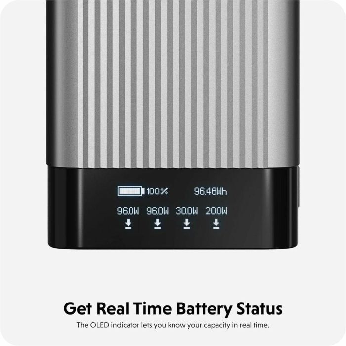 HYPER HJ245B Batería Externa 27000 mAh Plata 4 HYPER HJ245B Batería Externa 27000 mAh Plata 4