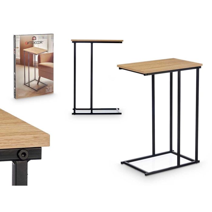 Mesa de Madera para Sofá Giftdecor 40x58x4.7 cm Bambú (4 Unidades) Mesa de Madera para Sofá Giftdecor 40x58x4.7 cm Bambú (4 Unidades)