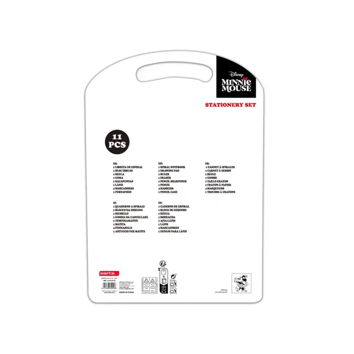 Safta Set Escritura Minnie Mouse "Naive" 27x37,5x3 cm 1 Safta Set Escritura Minnie Mouse "Naive" 27x37,5x3 cm 1