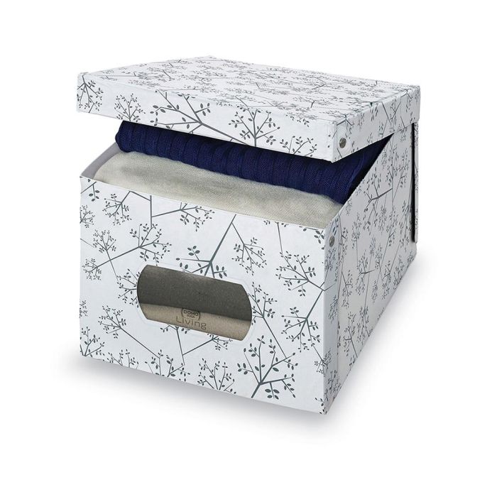 Domo Pack Living Caja guarda ropa Bon ton vinilo XL 42 x 50 x 31 cm 0 Domo Pack Living Caja guarda ropa Bon ton vinilo XL 42 x 50 x 31 cm 0