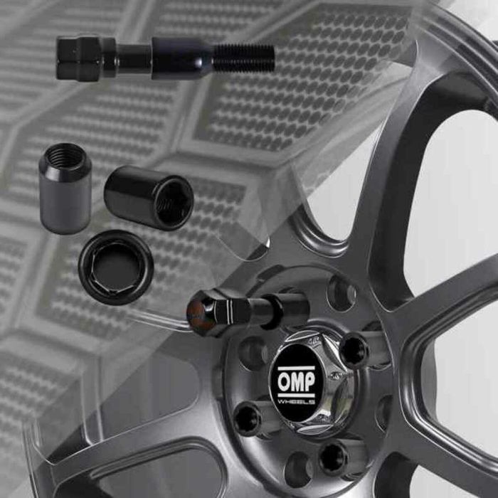 Tuerca OMP OMPS09731201 M12 x 1,25 4 uds Negro 2 Tuerca OMP OMPS09731201 M12 x 1,25 4 uds Negro 2