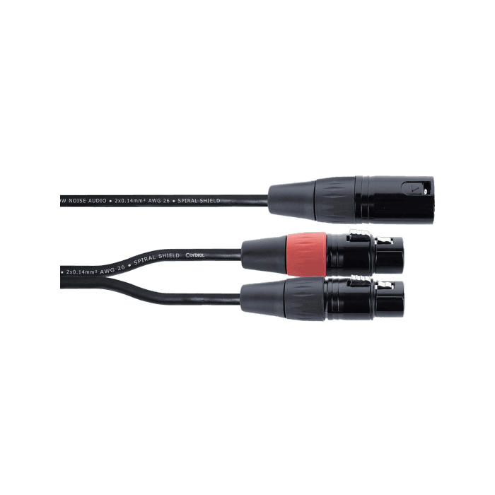 Cable Y Xlr Macho / 2 Xlr Hembra 30 Cm 3 Cable Y Xlr Macho / 2 Xlr Hembra 30 Cm 3
