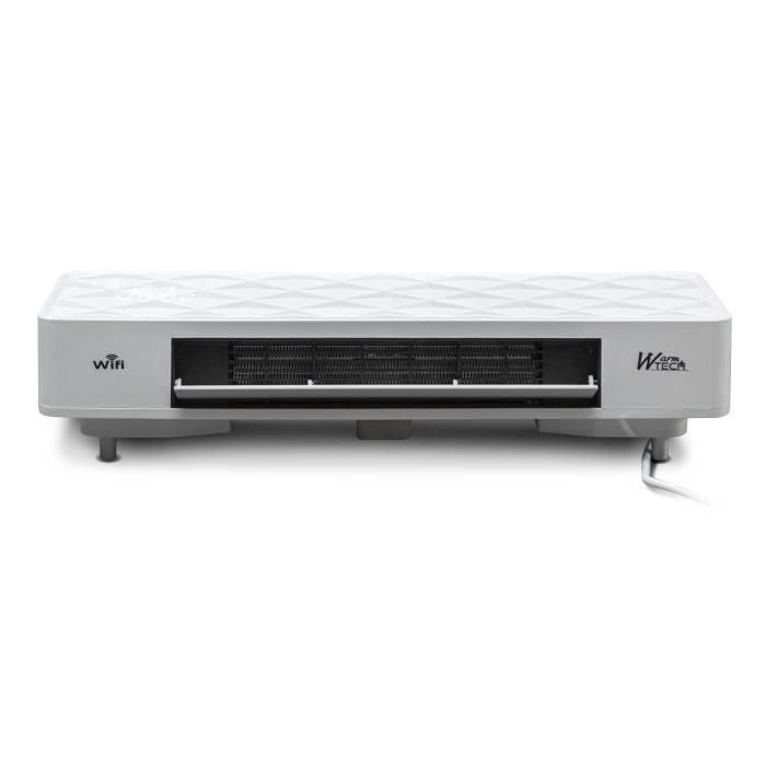 Calefactor eléctrico de pared - 2000W - WARM TECH - Cerámico - WiFi - 240V - Hasta 50m3 - Blanco 1