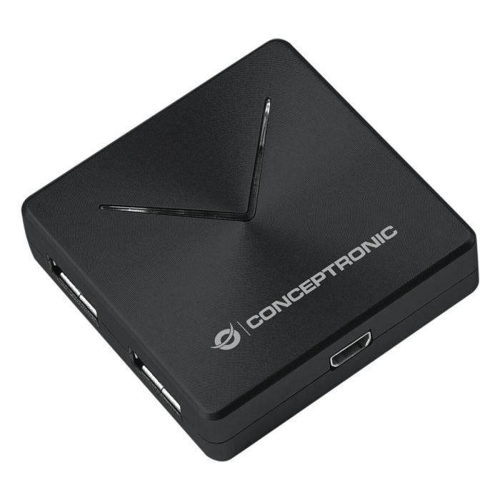 Conceptronic HUBBIES02B Hub USB 3.2 Gen 1 de 4 Puertos Tipo A, Negro, 5000 Mbit/s 2 Conceptronic HUBBIES02B Hub USB 3.2 Gen 1 de 4 Puertos Tipo A, Negro, 5000 Mbit/s 2