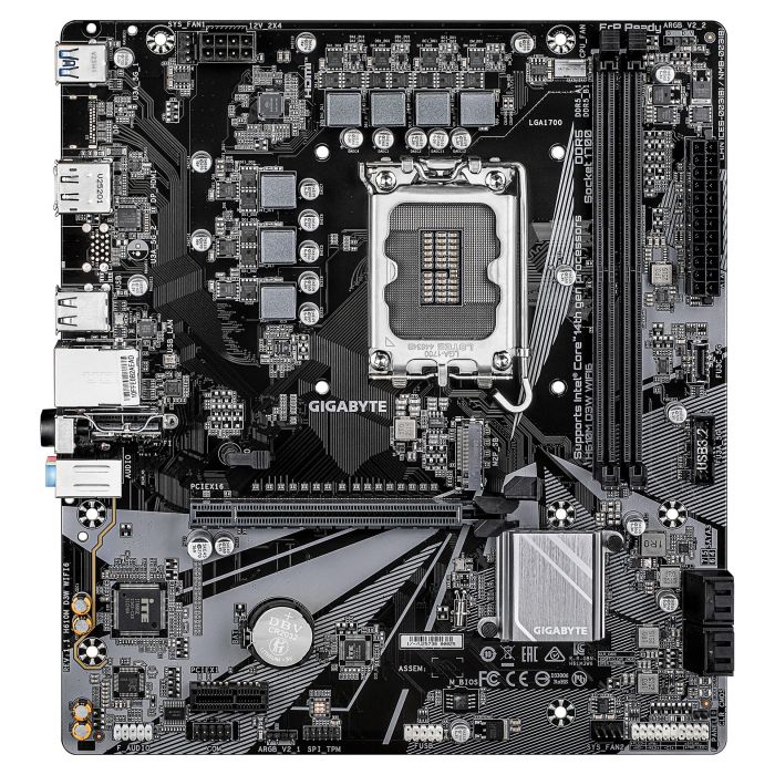 Gigabyte H610M D3W WF6 Placa Base Intel H610 LGA 1700 mATX DDR5 con Wi-Fi 6 1 Gigabyte H610M D3W WF6 Placa Base Intel H610 LGA 1700 mATX DDR5 con Wi-Fi 6 1