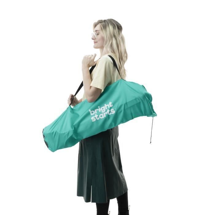 BRIGHT STARS Pop N Dine - Trona para comidas de bebé, plegable, portátil, de viaje, ligera, fácil de limpiar, bolsa de transporte incluida 5 BRIGHT STARS Pop N Dine - Trona para comidas de bebé, plegable, portátil, de viaje, ligera, fácil de limpiar, bolsa de transporte incluida 5
