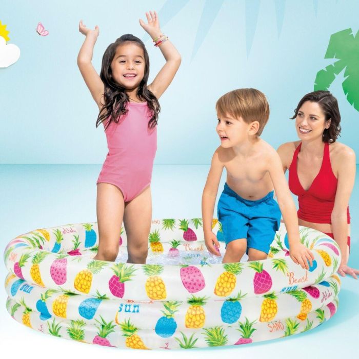 Piscina Hinchable para Niños Intex Piñas Aros 248 L 132 x 28 x 132 cm (12 Unidades) 2