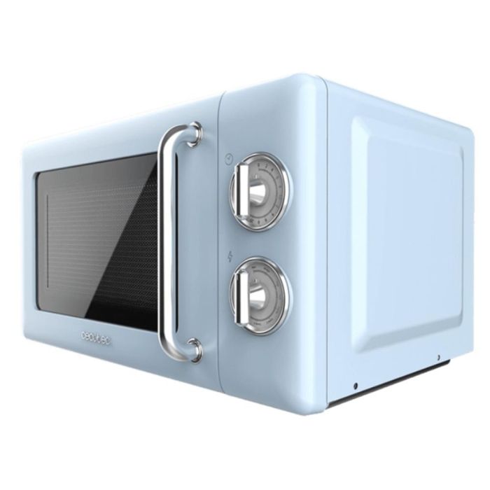 Cecotec ProClean 3110 Microondas con Grill, 20 L, 700 W, para Encimera, Retro Azul 1 Cecotec ProClean 3110 Microondas con Grill, 20 L, 700 W, para Encimera, Retro Azul 1
