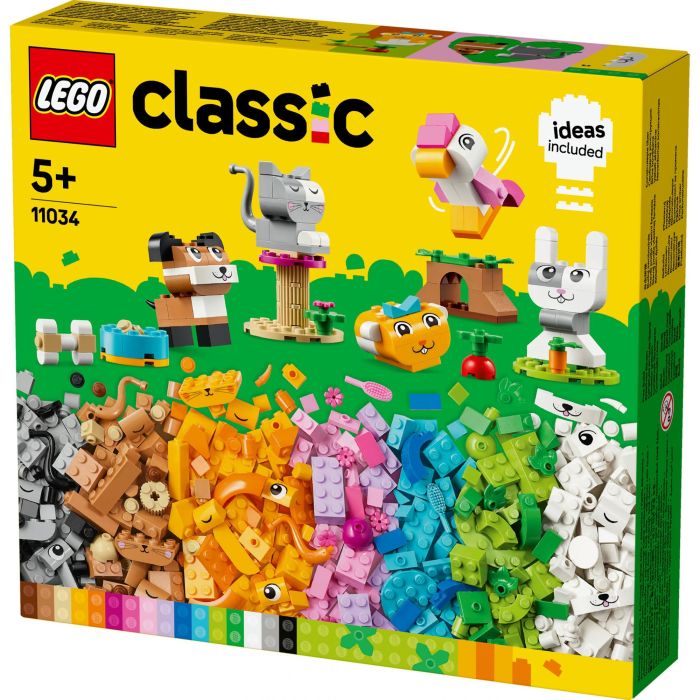 Lego Classic Juego de Construcción Mascotas Creativas para Niños de 5 años y más 10