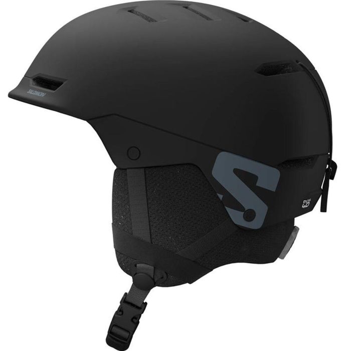 Casco de Esquí Salomon Husk Jr Negro Infantil Unisex 1