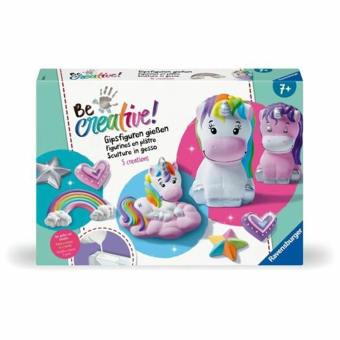 Ravensburger RAV00025531 Figuras de Unicornio Be Creative, 10 Objetos para Hacer en Yeso, Decoración, Ocio Creativo, A Partir de 7 Años 0 Ravensburger RAV00025531 Figuras de Unicornio Be Creative, 10 Objetos para Hacer en Yeso, Decoración, Ocio Creativo, A Partir de 7 Años 0