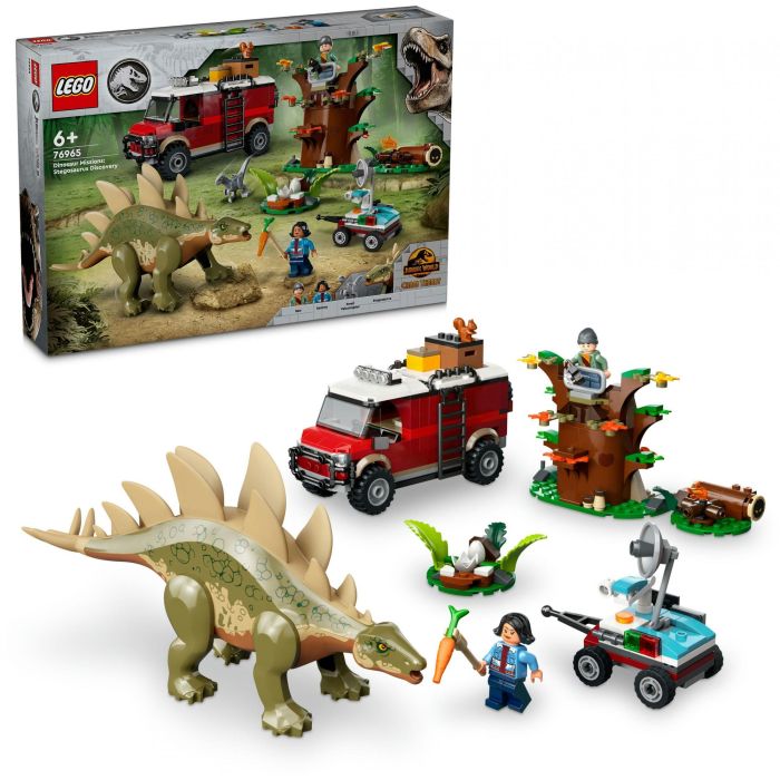 LEGO 76965 Jurassic World Dinosaurios Misiones: Descubrimiento Stegosaurus 2