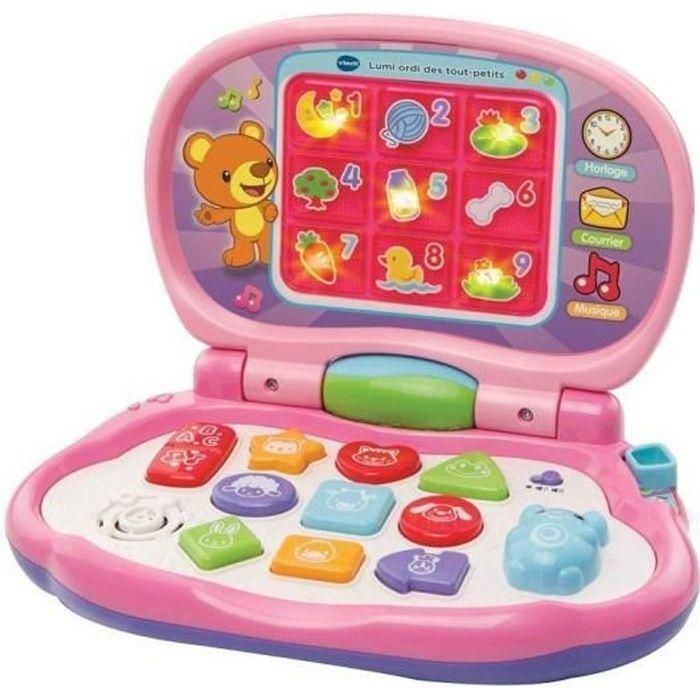 VTech Baby Lumi Ordi Des Tout-Petits Rose - Computadora para Niños Interactiva con 9 Teclas - 12-36 Meses 0 VTech Baby Lumi Ordi Des Tout-Petits Rose - Computadora para Niños Interactiva con 9 Teclas - 12-36 Meses 0