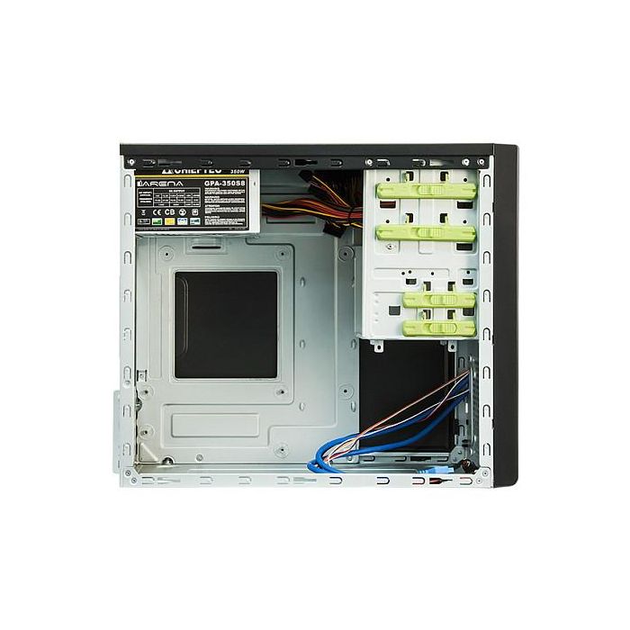Chieftec XT-01B-350GPB Mini Tower Caja PC Negro 350W micro ATX 4