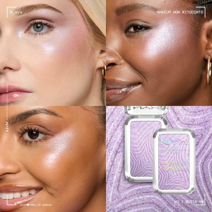 Set de Maquillaje NYX BUTTERMELT HIGHLIGHTER 9 Set de Maquillaje NYX BUTTERMELT HIGHLIGHTER 9