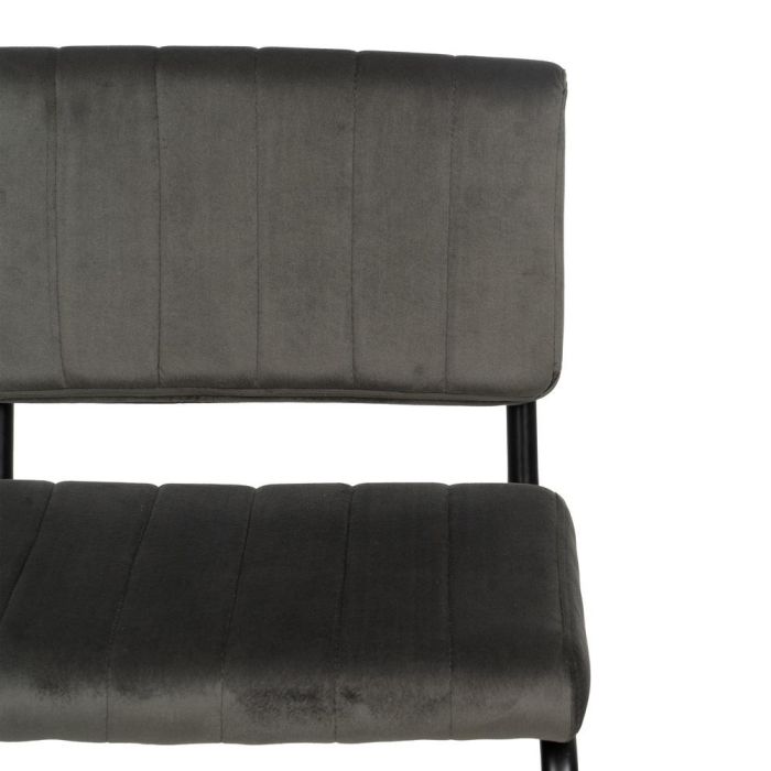 Silla Taupe Tejido-Metal Contract 48 X 56 X 82 cm