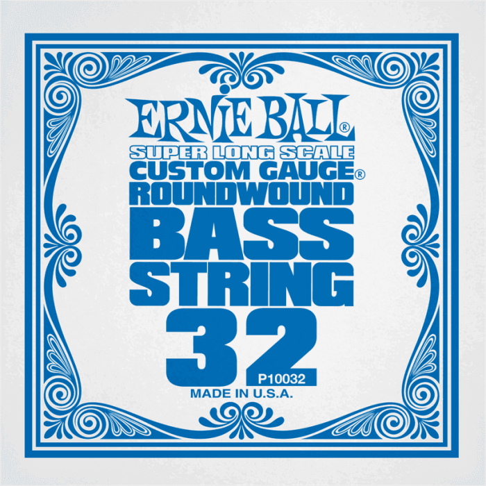 Ernie Ball Cuerda Bajo Super Slinky Nickel Super Long Scale 032