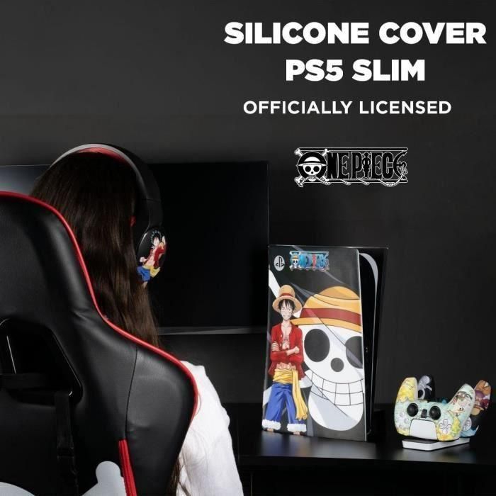 Funda de silicona para PlayStation 5 Slim - One Piece - Accesorio - PS5 4 Funda de silicona para PlayStation 5 Slim - One Piece - Accesorio - PS5 4