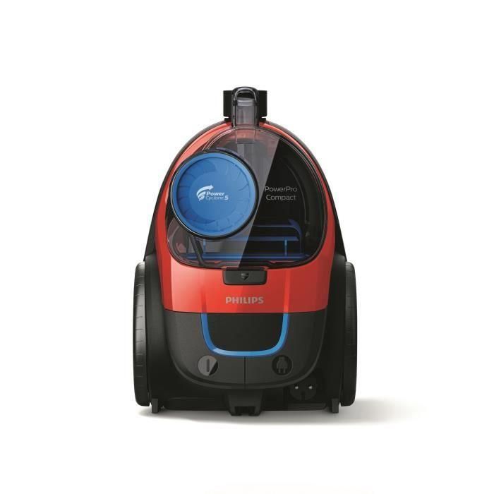 PHILIPS FC9330 / 09 Aspiradora compacta sin bolsa PowerPro - 650W - 79 dB - A - Rojo 3 PHILIPS FC9330 / 09 Aspiradora compacta sin bolsa PowerPro - 650W - 79 dB - A - Rojo 3