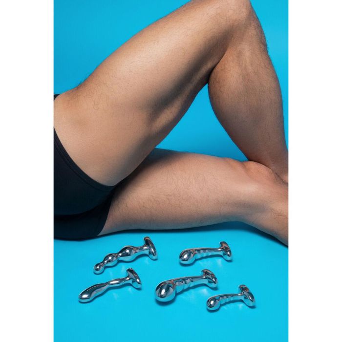 Plug Anal B-Vibe Plateado 8 Plug Anal B-Vibe Plateado 8