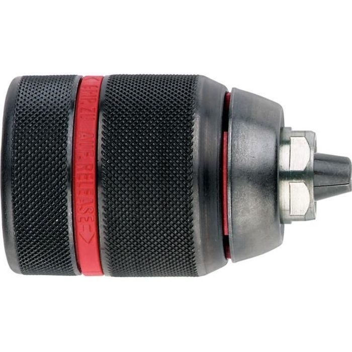 Metabo 636619000 Portabrocas de acción rápida Futuro Plus S2M para taladros de impacto, con mordazas de carburo y casquillo metálico Metabo 636619000 Portabrocas de acción rápida Futuro Plus S2M para taladros de impacto, con mordazas de carburo y casquillo metálico