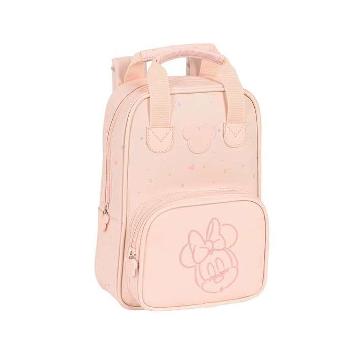 Mochila Escolar Minnie Mouse Rosa (20 x 28 x 8 cm)