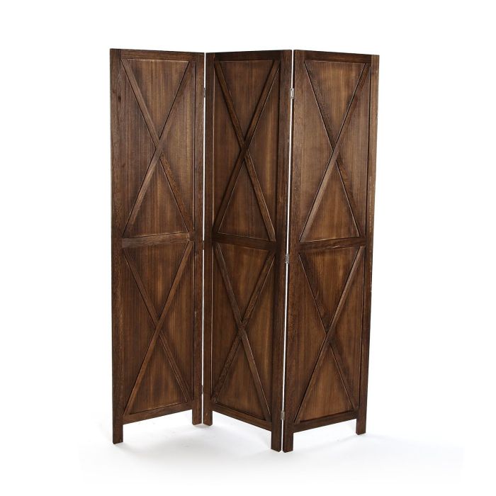 Biombo Madera Rustico Versa 6X170CM Biombo Madera Rustico Versa 6X170CM