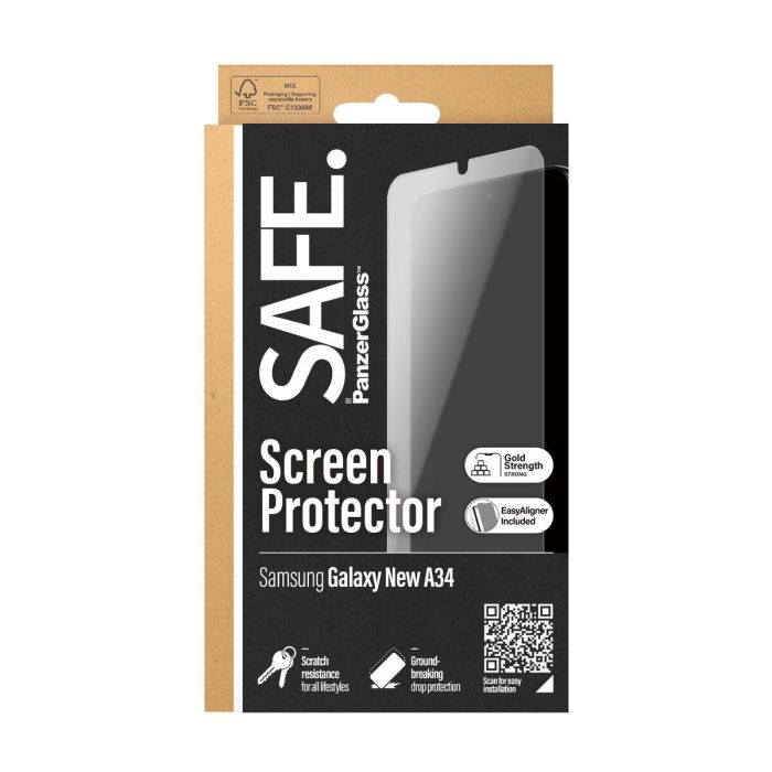 Protector de Pantalla para Móvil Panzer Glass SAFE95686 Samsung Galaxy A35 2