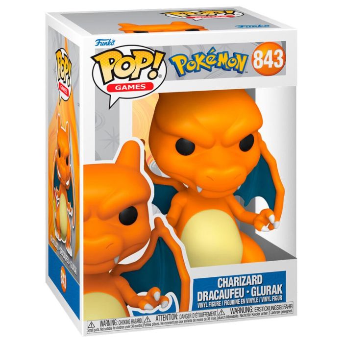 Funko Pop! 74219 Figura de Vinilo Coleccionable Charizard Pokémon de 13 cm para Añadir a tu Colección de Figuras Pop! 1