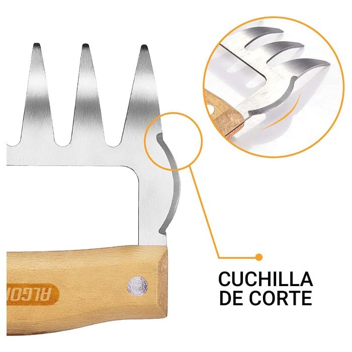 Set de 2 desmenuzadores de carne para BBQ, Algon BBQ (12 Cajas) 2 Set de 2 desmenuzadores de carne para BBQ, Algon BBQ (12 Cajas) 2