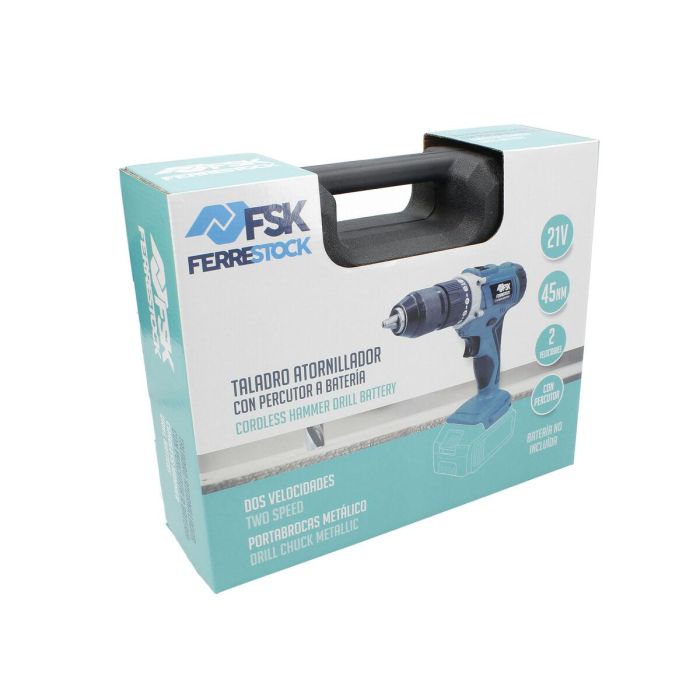 Atornillador eléctrico Ferrestock FSKTAB002 230 V 2 velocidades 11 Atornillador eléctrico Ferrestock FSKTAB002 230 V 2 velocidades 11