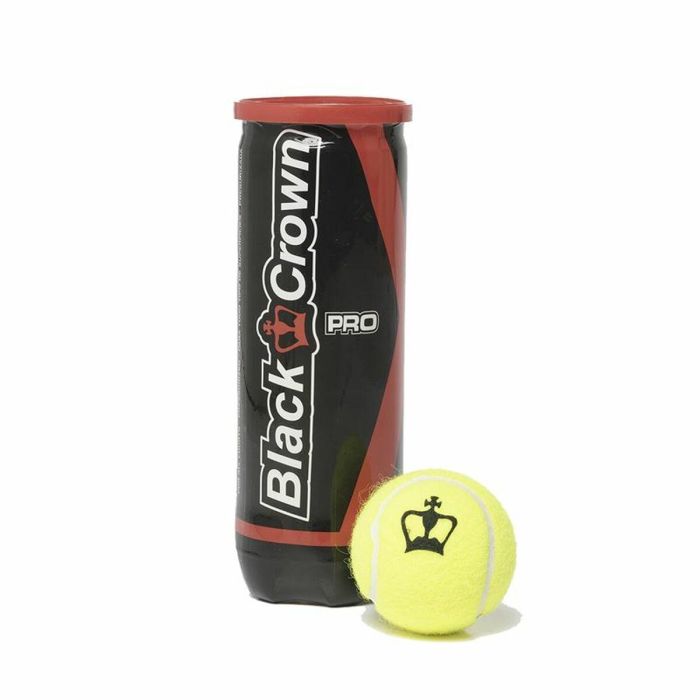 Pelotas de Tenis Black Crown 1237 3 Piezas Pelotas de Tenis Black Crown 1237 3 Piezas