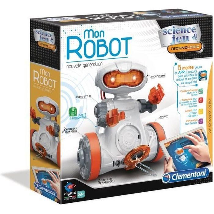 Clementoni Mi Robot de Nueva Generación Programable - Evita Obstáculos, Sigue Mano, App, Control por Palmas 0 Clementoni Mi Robot de Nueva Generación Programable - Evita Obstáculos, Sigue Mano, App, Control por Palmas 0