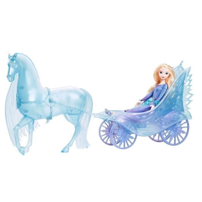 Muñeca Elsa Y Nokk Con Carruaje Jbg56 Disney Frozen 4