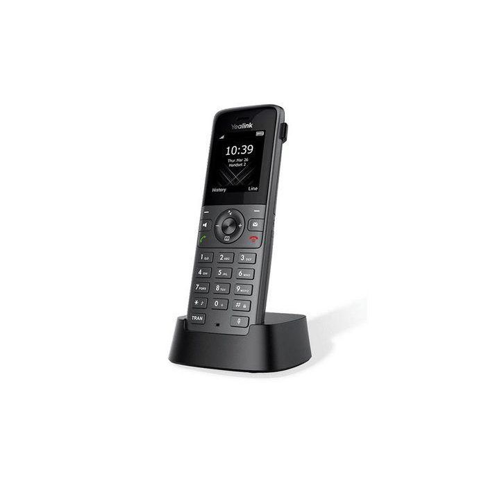 Yealink W73H Teléfono Inalámbrico DECT Portátil con Pantalla Color 1.8", Voz HD, FNR y Altavoz Full-Dúplex para sistemas DECT