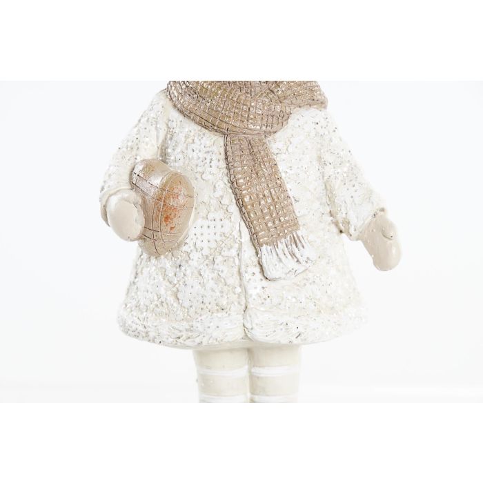 DKD Home Decor Figura Navidad Fantasía Niños Resina Marrón Claro 5 x 14 x 6.5 cm (2 Unidades) 2 DKD Home Decor Figura Navidad Fantasía Niños Resina Marrón Claro 5 x 14 x 6.5 cm (2 Unidades) 2