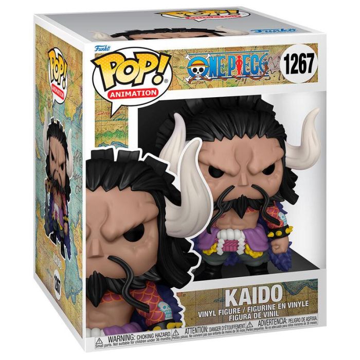 Funko Pop Super Sized One Piece - Kaido - Figura de Vinilo de 15cm con Caja Original