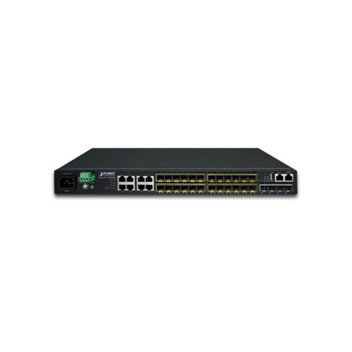 Planet SGS-6341-16S8C4XR Switch L3 Gestionable Apilable 16 SFP 100/1000X + 8 TP/SFP Gigabit + 4 SFP+ 10G Alimentación Redundante 1