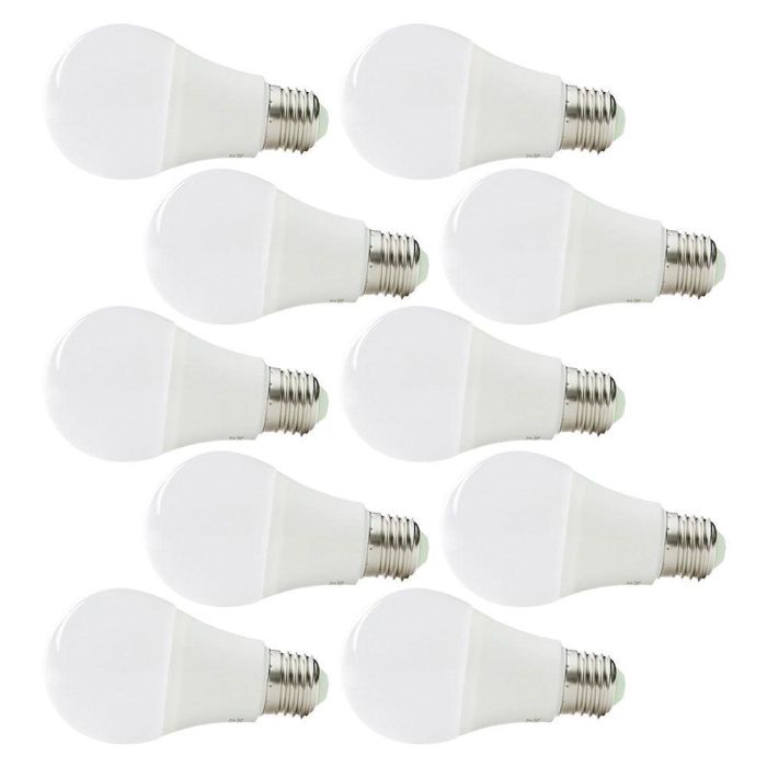 Pack 10 Lámparas LEDs Esférica Aluminio/PC E27 9W 810Lm 40.000H 2 Pack 10 Lámparas LEDs Esférica Aluminio/PC E27 9W 810Lm 40.000H 2