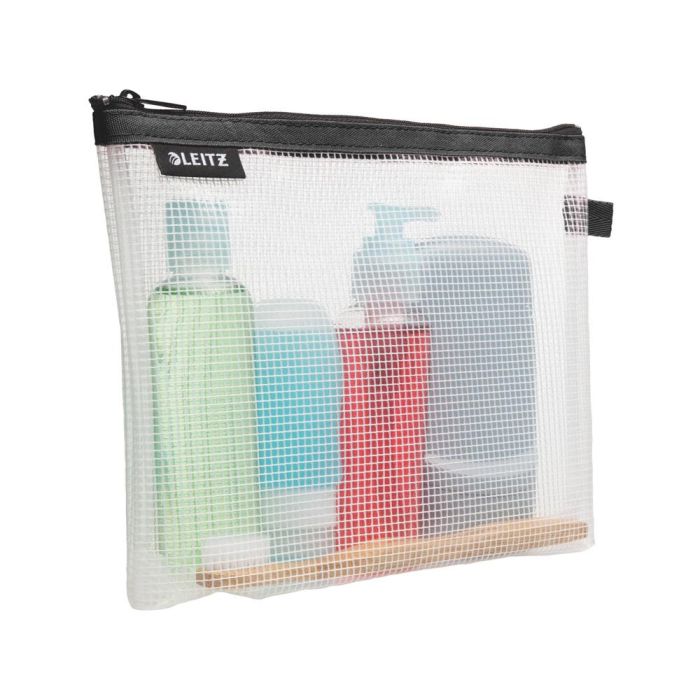 Leitz Bolsita Wow Higiénica Lavable Cremallera 17x24 cm Fondo Extensible Negro