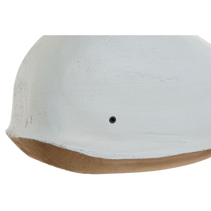 DKD Home Decor Figura Ballena Paulownia Azul Celeste Blanco 23 x 10 x 7.5 cm (2 Unidades)