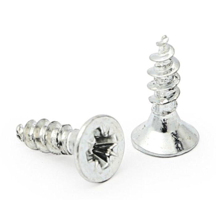 UCAFIX Tornillo Rosca Madera Cabeza Plana Pozidriv Zincado DIN 7505-A Largo 35mm Diámetro 4.5mm (Set de 500)