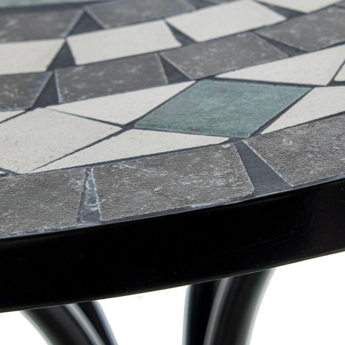 Conjunto de Mesa con 2 Sillas Alexandra House Living Multicolor 60 x 71 x 60 cm Mosaico 7