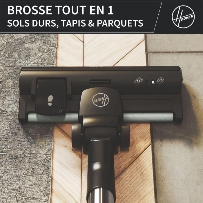 Hoover HP321PAF Aspirador de Bidón sin Bolsa, 850W, 75dBA, 2L, Gris 2