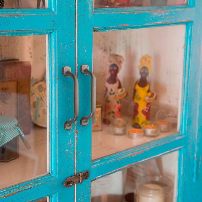 Rei mod. 580 Tiradores de Mueble Tipo Asa, Zamak Níquel Bisú, Blister 4 Unidades, Entrepuntos 96mm 3 Rei mod. 580 Tiradores de Mueble Tipo Asa, Zamak Níquel Bisú, Blister 4 Unidades, Entrepuntos 96mm 3