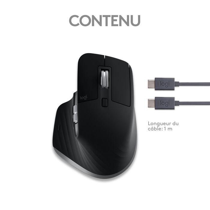 Logitech 910-006571 Ratón Ergonómico Inalámbrico Bluetooth MX Master 3S For Mac, 8000 DPI, Clics Discretos, MagSpeed, Recargable, Gris Espacial 16 Logitech 910-006571 Ratón Ergonómico Inalámbrico Bluetooth MX Master 3S For Mac, 8000 DPI, Clics Discretos, MagSpeed, Recargable, Gris Espacial 16