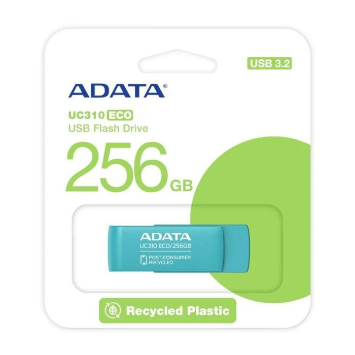 Memoria USB Adata UC310 256 GB Verde 1 Memoria USB Adata UC310 256 GB Verde 1