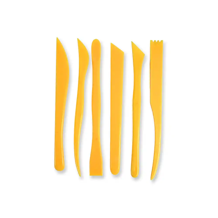 Liderpapel Instrumentos de Modelar para Arcilla y Plastilina Caja de 6 Piezas Surtidas 1