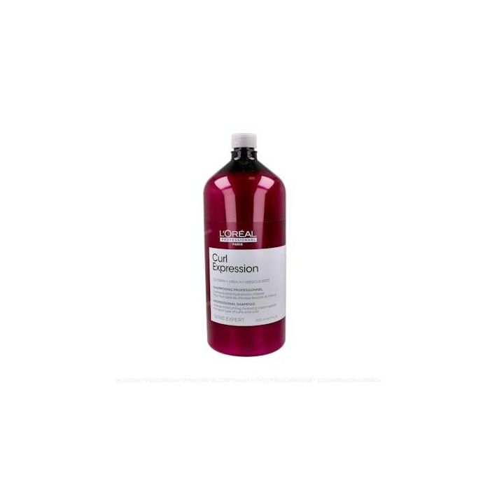 L'Oreal Champú Crema Limpiadora Curl Expression para Rizos y Ondas 1500ml con Glicerina, Urea H y Semilla de Hibisco