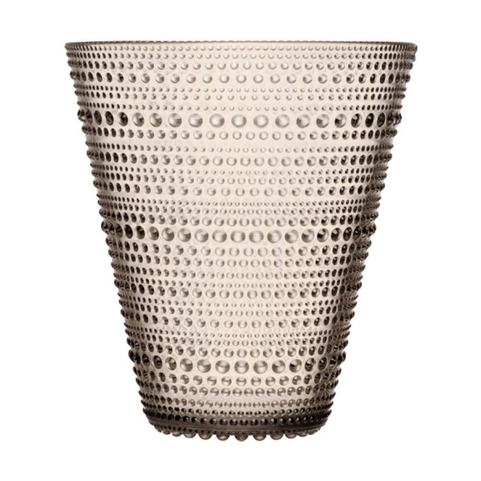 Jarrón Linen Iittala diámetro 14 cm altura 15,4 cm (2 Unidades)